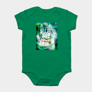 Time spiral in human hand Baby Bodysuit